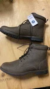 lot 501 image: Goodfellow & Co Mens Lace-Up Boots Size 13 - Retail $0