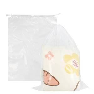 lot 59240 image: 100 Pack 18x24 inch Transparent Shoe Bags Large. COUNT UNKNOWN. - Retail $35