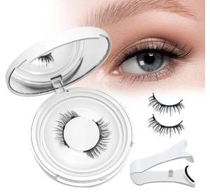 lot 59252 image: Adhesive, No Eyeliner, Soft Comfortable Magnetic Lashes, Easy to Wear, Reusable  - Retail $10
