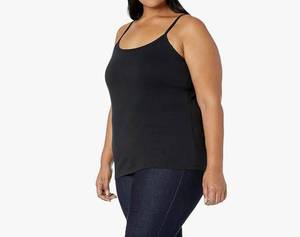 lot 59278 image: Amazon Essentials Womens Fitted Tank Top Camisole Undershirts, Plus Size 3x - Retail $10