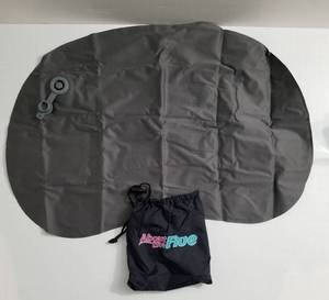 lot 59319 image: Inflatable Camping Pillow for Backpacking, Travel, Ultralight, portable, compact blow up air cushion for hiking, camp, beach, sleeping, packable head rest, neck, lumbar support - Retail $20