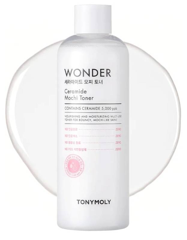 lot 28833 image: Wonder Ceramide Mochi Milky Toner, Hydrating Barrier Repair, 500ml - Retail $19