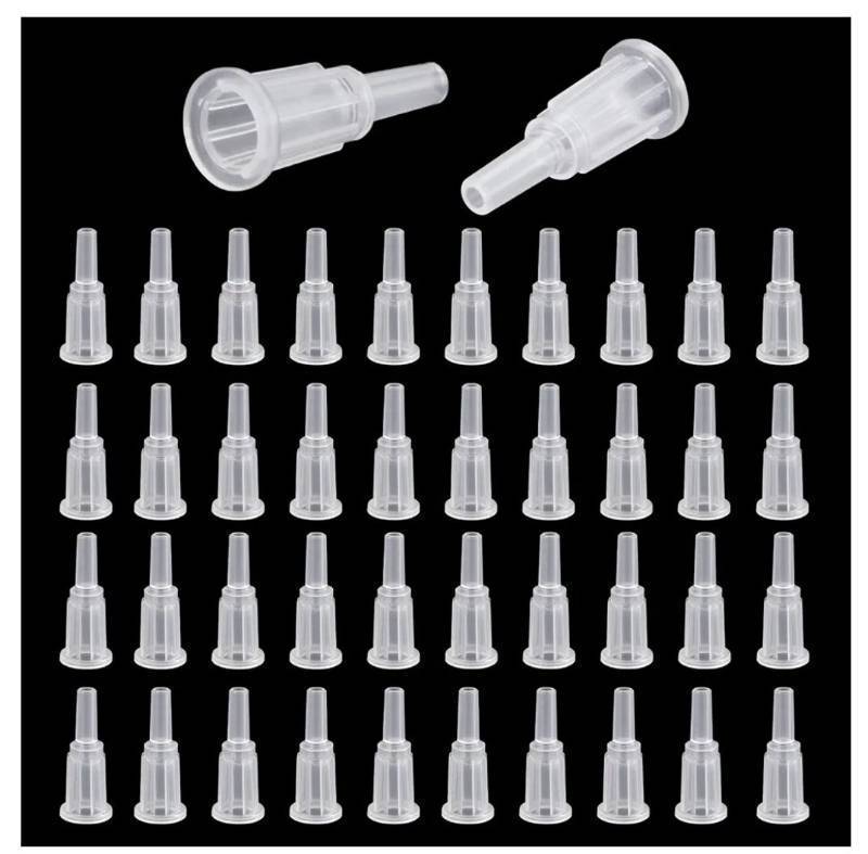 lot 28884 image: 50 Pcs Tip Adapters for Syringe Syringe Tip Adapter Converter - Retail $10