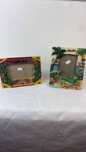 lot 39 image: Aruba Picture Frame Set 2 Decorative Photo Frames