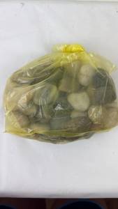 lot 71 image: Bag of Assorted Polished River Rocks Pebbles