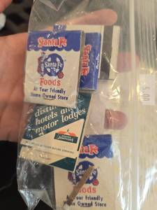 lot 145 image: Santa Fe Foods matchbooks lot