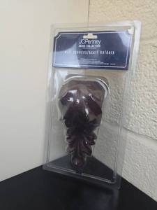 lot 153 image: #2 JCPenney Home Collection Wall Sconce Scarf Holder