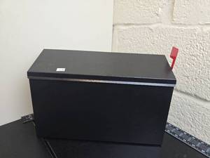 lot 201 image: Mail Box wall mounted black