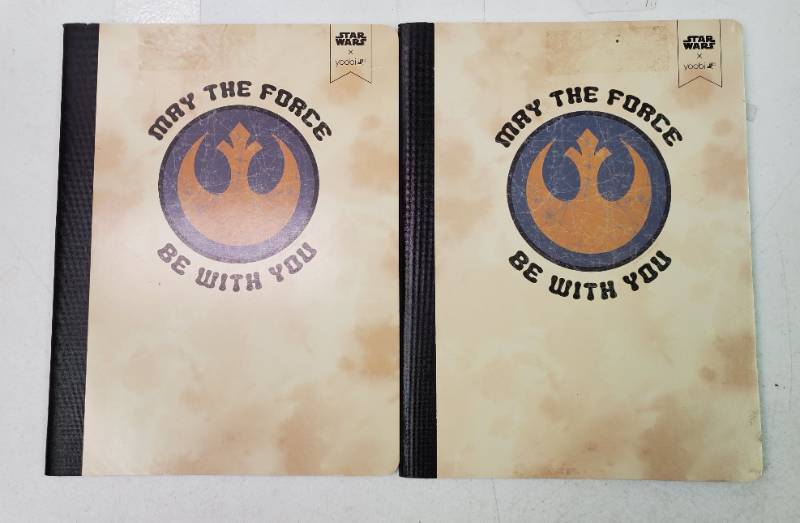 lot 39005 image: Star Wars x Yoobi Composition Notebook College Ruled 100 Sheet, Set of 2 - Retail $10