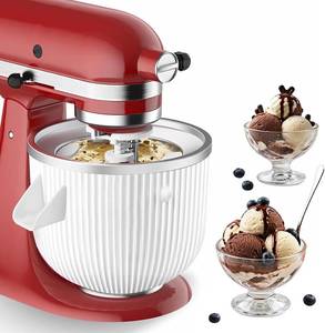 lot 7040 image: Ice Cream Maker Attachment for KitchenAid, Ice Cream Maker Bowl