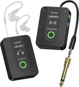 lot 7084 image: LEKATO MS-02 Wireless In-Ear Monitor System, 2.4G Stereo IEM, Auto-Pairing