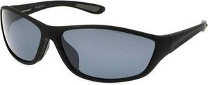 lot 7087 image: Foster Grant Mens Backstop Polarized Wrap Sunglasses, BlackBlack, 150 mm
