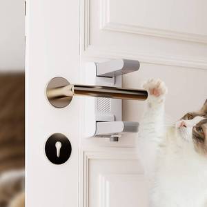 lot 7141 image: YEYA Child Safety Door Handle Lock  3M Adhesive Toddler Proof Locks