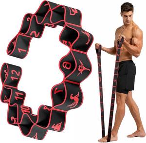 lot 7152 image: Resistance Bands for Exercise, Therapy & Flexibility   Home Gym Equipment
