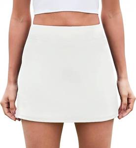 lot 7163 image: FireSwan Womens Tennis Skirt High Waist Golf Skort Pocket Running Athletic XL