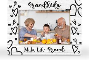 lot 7235 image: Grandparents Picture Frame 4x6 Horizontal, Gifts from Grandson