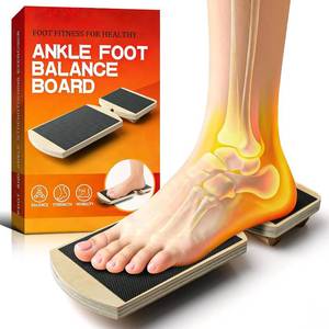 lot 7289 image: JUMPOW Ankle Balance Board - Strengthener for Sprained Ankles, Adjustable