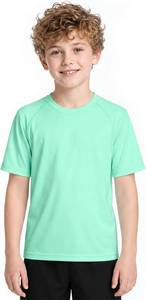 lot 7361 image: Boys Swim Shirt Toddler Rash Guard Kids UPF 50 Quick Dry, XS