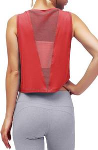 lot 7383 image: Mippo Workout Tops for Women Crop Tops Muscle Tank Athletic Gym Shirts XS