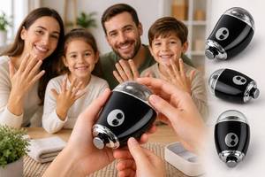 lot 7517 image: Electric Nail Clipper with USB Charging   3-Speed Automatic, Quiet