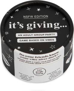 lot 7525 image: NSFW Party Card Game   Say What Vibes Your Friends Are Giving, No Filter
