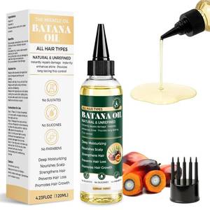 lot 7532 image: 100% Pure Batana Oil for Hair Growth, Repair Split Ends, Shine, 4.23 fl oz