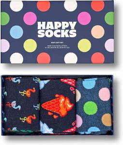 lot 7636 image: Happy Socks 3-Pack Gift Set