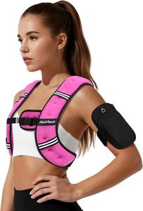 lot 10009 image: Weighted Vest for Women and Men 8-lb with Adjustable Buckle & Phone Pouch
