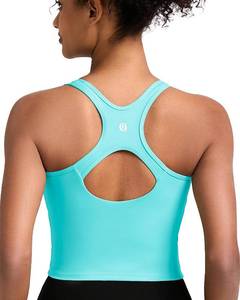 lot 10115 image: RUNNING GIRL Sports Bra for Women Square Neck Longline Crop BX3071 M