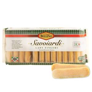 lot 10227 image: Bellino Savoiardi Lady Fingers Biscuits, Tiramisu Cookies, 7 oz, 2-pack