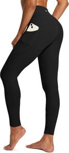 lot 10327 image: IUGA Tummy Control Leggings with Pockets for Women Workout Yoga Pants XXL