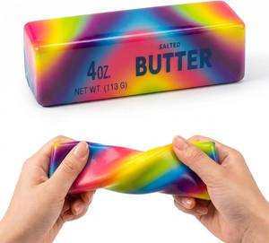 lot 10344 image: Butter Squishy, Slow Rising Portable Fidget for Anxiety & Stress Relief