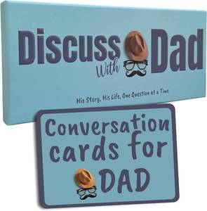 lot 10363 image: Discuss with Dad - A Family Conversation Card Game to Learn About Dad