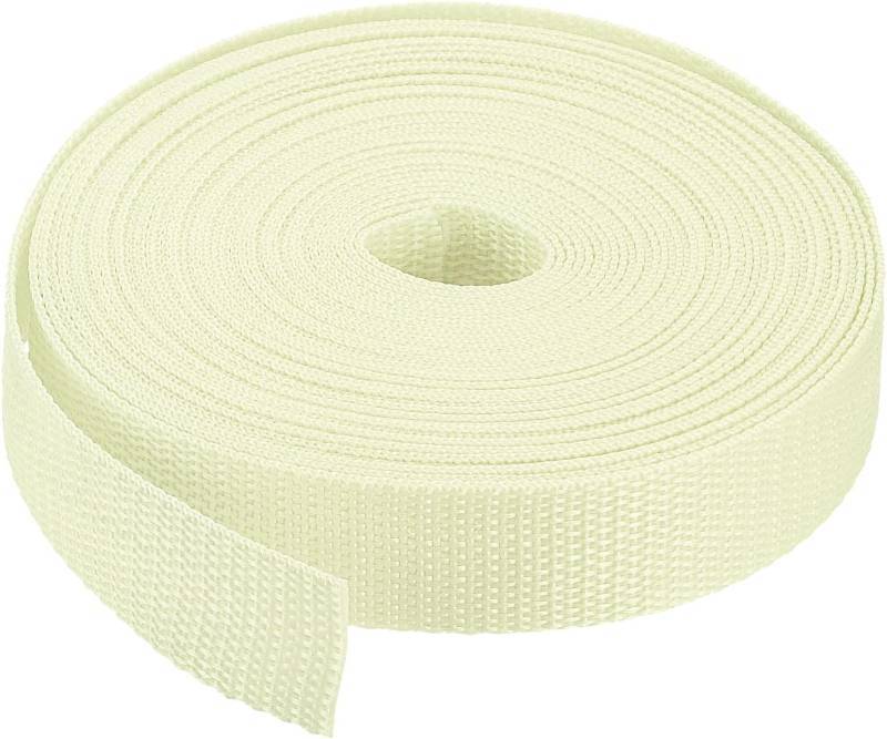 lot 69340 image: MECCANIXITY Lightweight Polypropylene Webbing Strap 1 10 Yards Beige Strapping Band for Outdoor COLOR PURPLE
