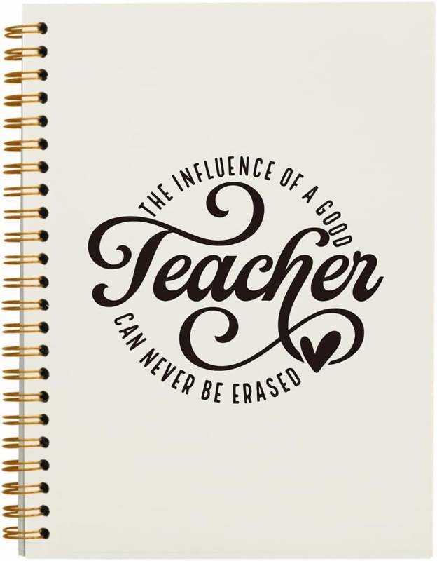 lot 69384 image: QUICQOD Inspirational Teacher Notebook, Teacher Appreciation Gift, 5.5x8.3
