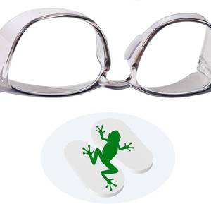 lot 66658 image: Eyeglass Nose Pads, 1.5mm Thickness, Thousands of Frog-Inspired Microstructured Fibers, Anti Slip Soft Adhesive Glasses Nose Pads, Silicone Nose Pad for Glasses, Sunglasses (5 Pairs Clear)