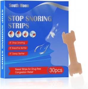 lot 66713 image: BDLLMDES Nasal Strips Stop Snoring, Nose Strips for Breathing, Help Intake Breathing-Relieve Nasal Congestion Due to Colds & Allergies, Tan, 30 Count