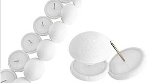 lot 66726 image: FullQueen Duvetdots Beige Keyless Duvet Clips, No Key Needed. Pack of 8 Egyptian Cotton Bedding Pins That are Safe Locking, Low Profile & Holds up to 10lbs