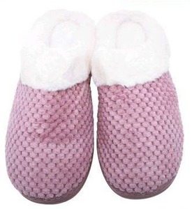 lot 10373 image: Cozy Adult Slippers Pink