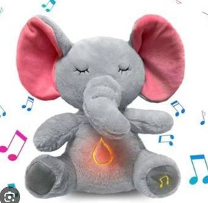 lot 10386 image: Anxiety Relief  Sleeping Plush with Realistic Breathing Motion & Soothing Music & Lights