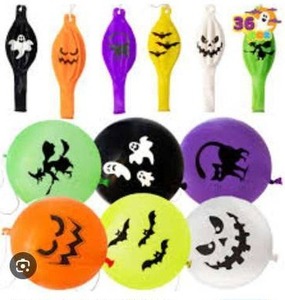 lot 10395 image: Halloween Punch Balloons 36-Piece Set