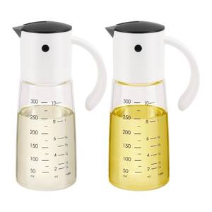 lot 10405 image: Vucchini Gravity Oil & Vinegar Dispenser Set (2 Pack)