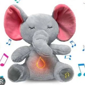 lot 10417 image: Anxiety Relief  Sleeping Plush with Realistic Breathing Motion & Soothing Music & Lights