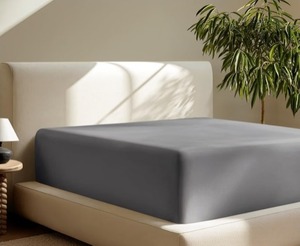 lot 2040 image: Bare Home Deep Pocket Fitted Sheet (King - 24 Pocket, White) Deep Pockets 11 to 24 Inches, Breathable, Hypoallergenic, Hotel Luxury, Easy Fit, Soft, All-Season