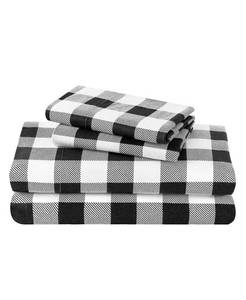 lot 2048 image: Bare Home Cotton Flannel Full Sheet Set - White - Full