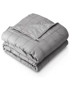 lot 2059 image: Bare Home Weighted Blanket, 15lbs (48 x 72) - Gray - 48X72