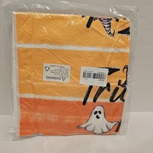 lot 2089 image: Cloudfomila Halloween Pumpkin Boo Ghost Kitchen Towel Spooky Trick or Treat Dish Towels Set of 2, Autumn Seasonal 18 x 26 Inch Hand Towel Quick Drying Dishcloth Decor for Kitchen Bathroom Home