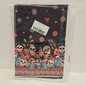 lot 2150 image: XCHI Dia De Los Muertos Vases Sugar Skull Flowers Day of The Dead Mexican Kitchen Towels Dish Towels 18x26 Inch Home Kitchen Decorations Hand Towels Set of 2 Drying Dishcloth