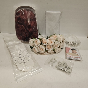 lot 2287 image: Maiteenly 7 Pcs Halloween Administrator Costume Set for Women
