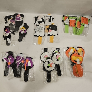lot 2390 image: 24 Piece Halloween DIY Bookmark Craft Bulk for Party Favors, Halloween Classroom Crafts Rewards Prizes for Students, Trick or Treat Goodie
